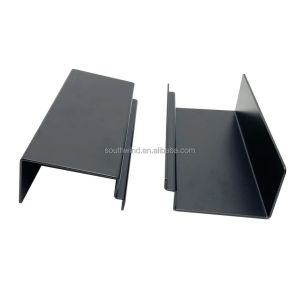 Single-side Bracket Stainless Sheet Metal Fabrication with Custom Laser Cutting