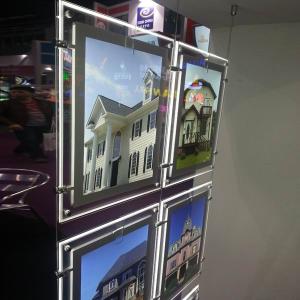 China factory price high bright crystal led light box/ advertising led light box/ super slim led light box factory