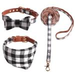 Nice Quality Pet Collar Gentle Christmas Triangle Scarf Comfortable Cotton Leash