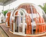 Resort Tent Transparent Double Dome House Outdoor Glamping Polycarbonate Dome