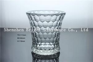 China Fashion Design Glass Candle Holder, cheap glass water cup factory