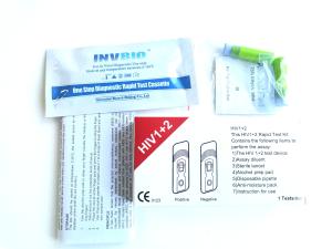 China Medical Reagent 25pcs/Box Hiv Rapid Home Test Kit In Whole Blood factory