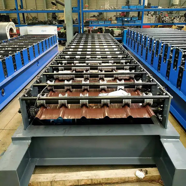 Tile Making Machine 350H Steel Metal Roof Panel Roll Forming Machine