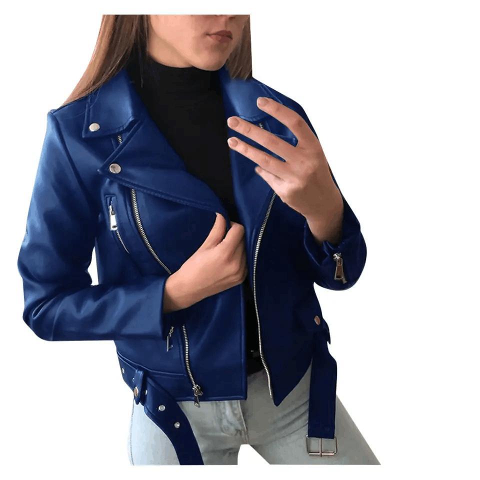 Leather Jacket Winter and Autumn Fall Apparel Clothes for Women Cardigan Blazer Jacket Blazers Ladies Coats