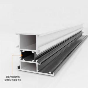 China Anodized Standard Aluminium Profiles Silver Black Bronze Champagne Colors factory