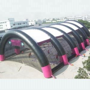China Fire Retarded Trade Show Inflatable Tent With Tunnels factory