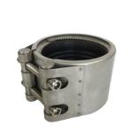 Stainless Steel Thread Straight Pipe Coupling Repair Clamp For Small Diameter