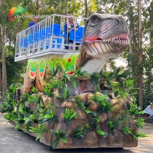 China Animatronic T-Rex Float Animatronic Dinosaur Car For Theme Park Decoration Festival Equipment factory