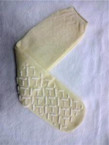 China custom logo, design anti-Slip Airline Traveling Disposable Sock factory