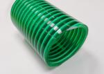 Flexible Helix Reinforced Suction And Discharge Hose Customized PVC In Red Color