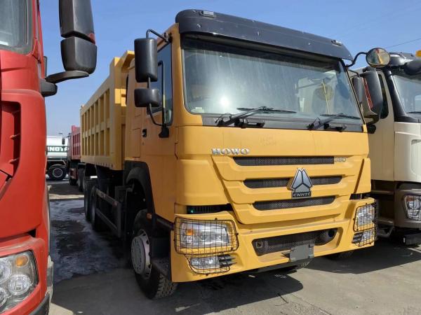 Howo Sino Truck 2023 Yellow Color 6*4 Drive Mode Weichai 380hp Right Hand Drive