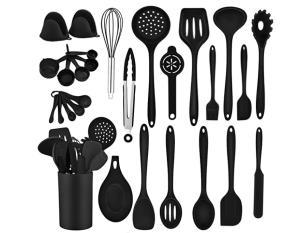 China 28pcs Silicone Kitchen Utensil Sets Nonstick Nonscratch Minimalist Style factory