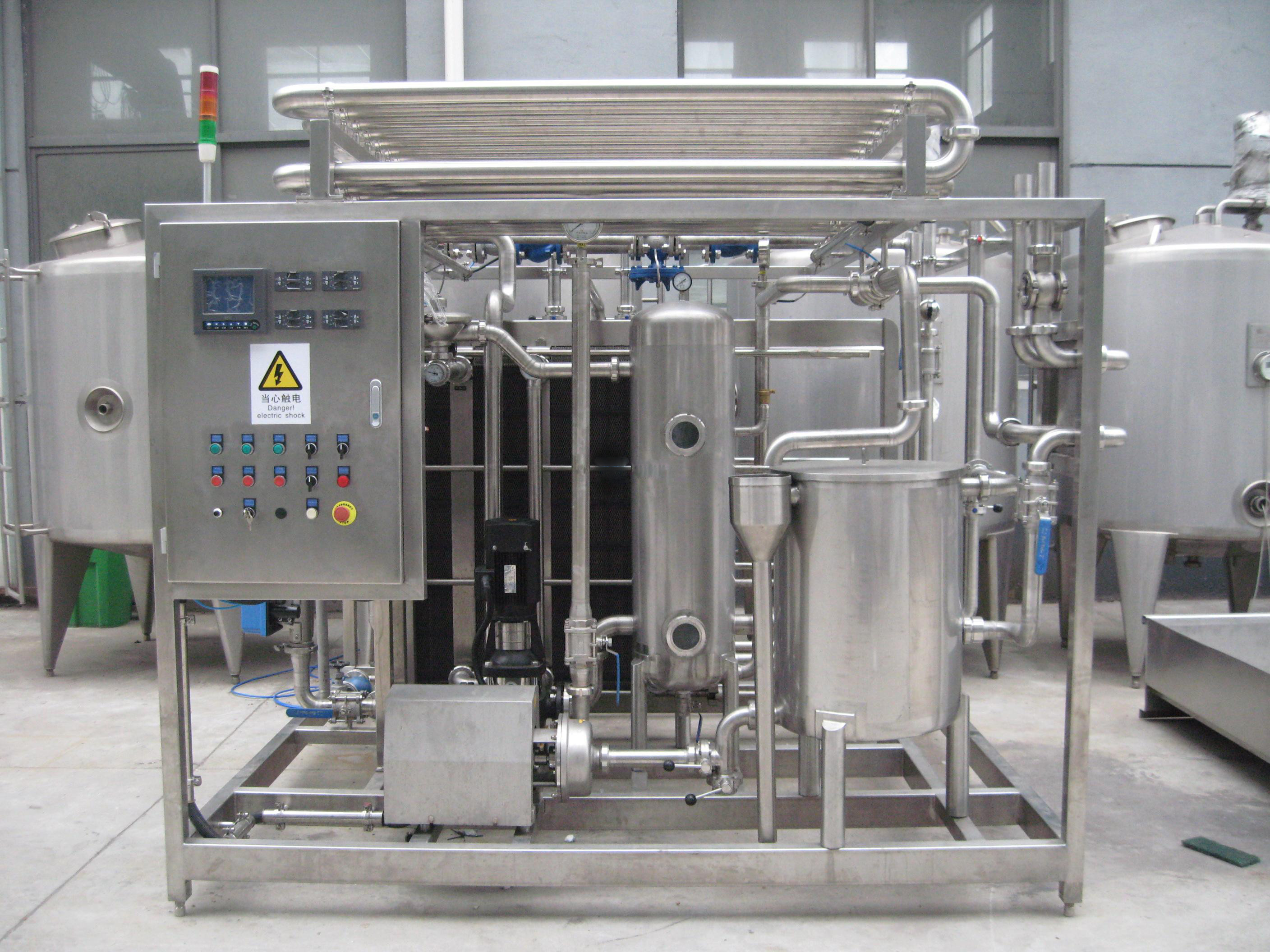 China 304 Stainless Steel Commercial Plate Pasteurizer For Milk Beverage factory
