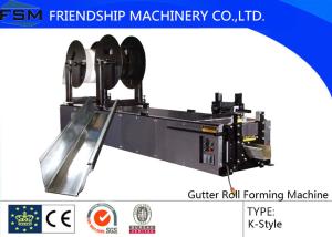 China 5&quot;,6&quot;,7&quot; K Type Gutter Roll Forming Machinery Use Copper Aluminium steel factory