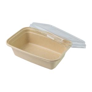 China 1250ml Disposable Biodegradable Containers With Lids , Bagasse Food Packaging factory