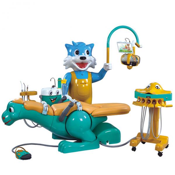 China A8000-I B Cartoon Design Kids Children Dental Chair Unit With Blue Cat factory
