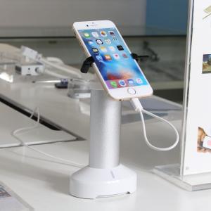 China COMER Mobile phone stores table alarm display device anti-theft display stand gripper factory