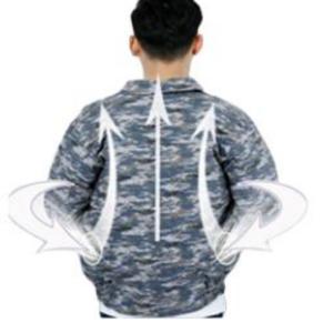 China Regular Fan Cooled Jacket Electric Cooling Jacket Long Sleeve factory