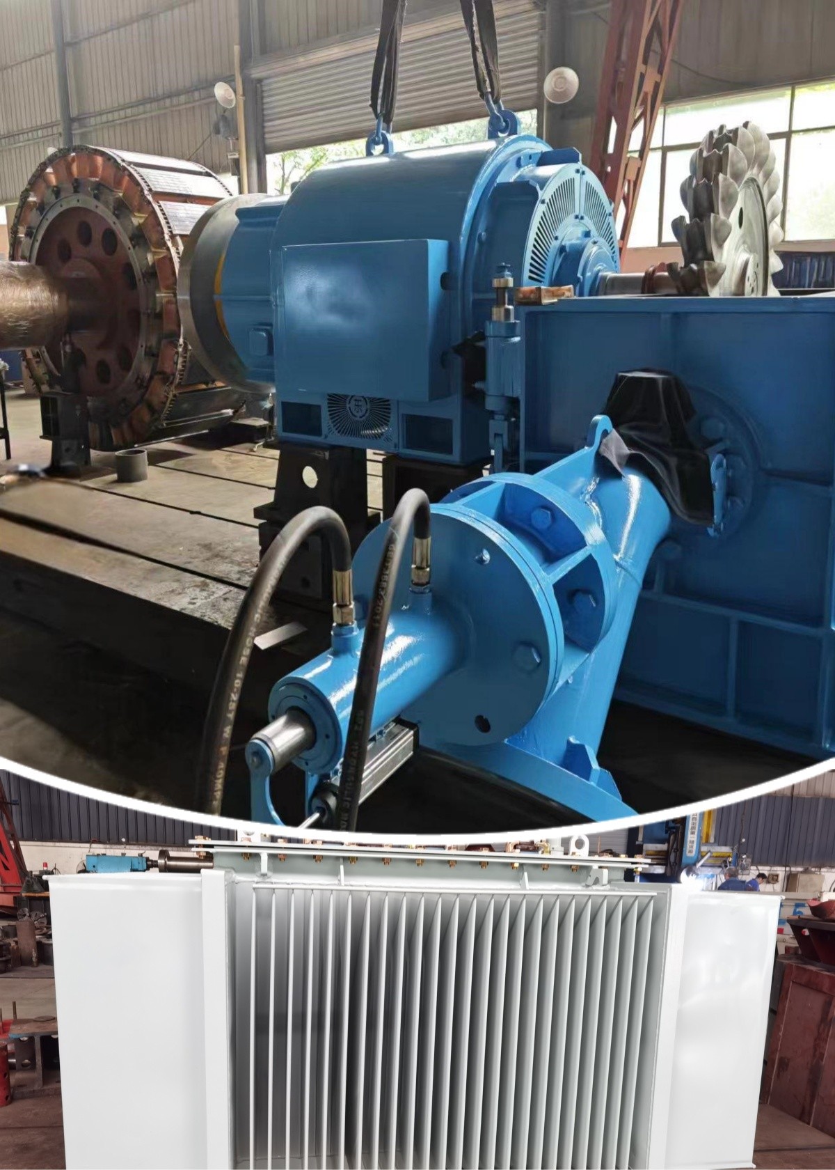 IP54 Brushless Or Thyristor Pelton Turbine Generator For Hydropower
