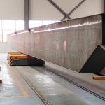 20 Tons Concrete Mould Rail Transfer Trolley Using In Painting Workshop ISO9001