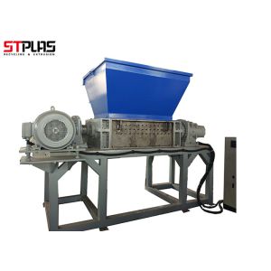 China Double Shaft Waste Shredder Plastic Scrap Metal Crusher Machine on sale