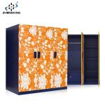 Indoor Office Stainless Steel Storage Closet With Doors 0.6mm