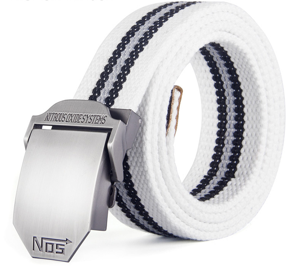 High End Crossing 120cm Alloy Buckle Nylon Belt Military Style Web Belt