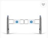 China SS304 Body Dual Mechanical Swing Gate Turnstile Access Control High Strength factory