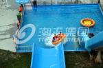 Family Rafting Aqua Park Fiberglass Waterpark Slide 6 Person/time