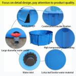 Foldable Flexible Water Tank PVC Tarpaulin Fish Tank Large Aquaculture Fish