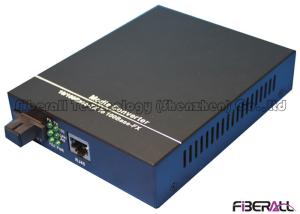 China 100KM WDM Gigabit Ethernet Fiber Media Converter With 1x9 Optical Transceiver factory