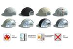 5M Luxury Geodesic Dome Tent With Steel Pipes And Transparent Cover Dome Party