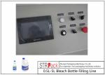0.5L-5L Anti Corrosive Diving Bleach Bottle Filling Line With Capping Machine