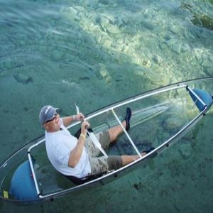 China Lightweight Transparent Canoe Aging Proof Durable For Fishing Easy To Use factory