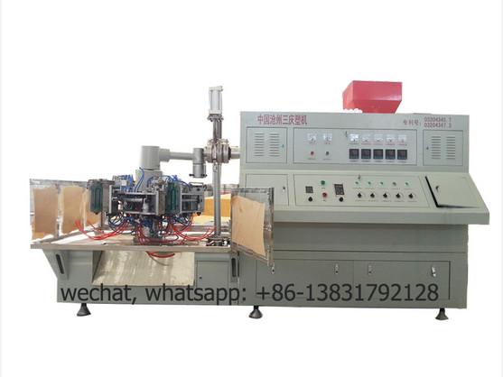 Ice Pop Plastic Tube 1 Litre Blow Moulding Machine 6 Molds Rotary Fully