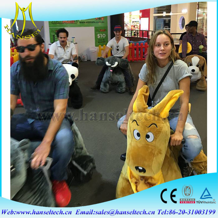 Hansel shopping mall indoor kids amusement rides for sale and motorized horse carriage
