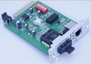 China 1310 1550nm SC 20KM SM Single Fiber Media Converter Card factory