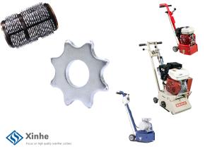 China 8 Tips TCT Carbide Scarifiers Cutters Concrete Multiplaners Milling Parts factory