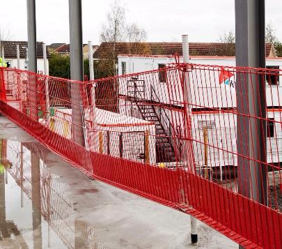Closed Return Roof Edge Protection Barriers Waterproof