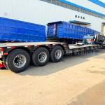 TITAN 3 Axle 80ton Hydraulic Removable Gooseneck Trailer Lowboy Trailer for Sale