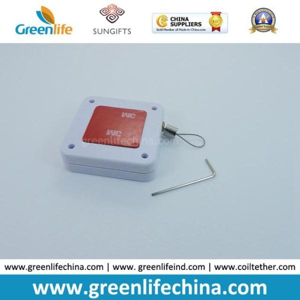 Fashionable Solid White Square Plastic Anti-Theft Retractable Window Security