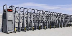 China 434MHz Wireless Trackless Auto Folding Gate With Intelligent Motor 15M/Min factory