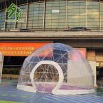 Small Outdoor Transparent Geodesic Dome Tent 6.5m Height For Festivals