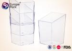85ml Plastic Square Cups Food Grade Plastic Cup For Cake / Dessert