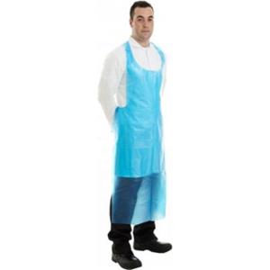 China Unisex Plastic Throw Away Aprons , Disposable Plastic Cooking Aprons factory