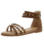 BS134 Foreign Trade Sandals Women 2021 New Wild Fairy Style Flat Bottom Summer