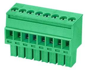 China Plug-Terminal Block Head Pitch:3.81mm / 0.15 in factory
