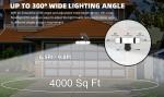 1500 Lumens Outdoor Floodlight Camera Android IOS Remote APP Control Solar WiFi