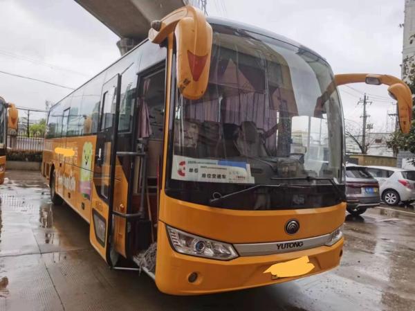 Used Luxury Coaches Second Hand Young Tong Bus ZK6115 Yellow Color 60 Seats