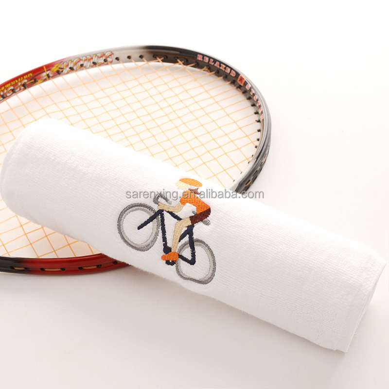 Stamp Logo Printing Cotton Gym Towels for Quick Sweat Absorption during Workouts